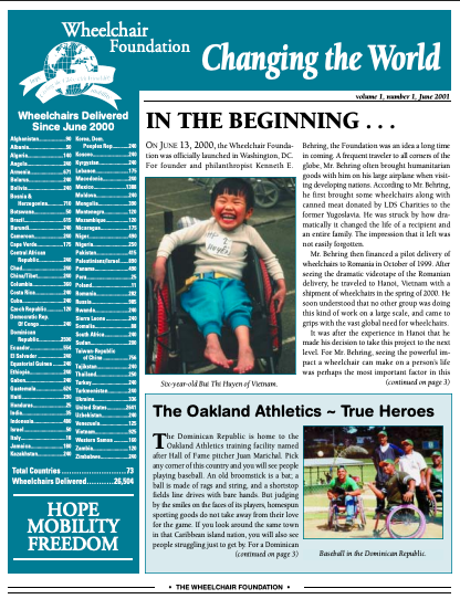 Volume 1 Summer 2001